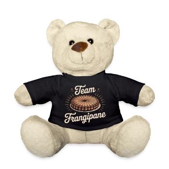 Logo du gâteau Team Frangipane - Nounours - noir - Devant
