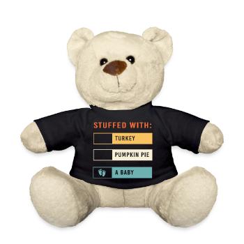 Thanksgiving Gender Reveal Future Maman - Nounours - noir - Devant