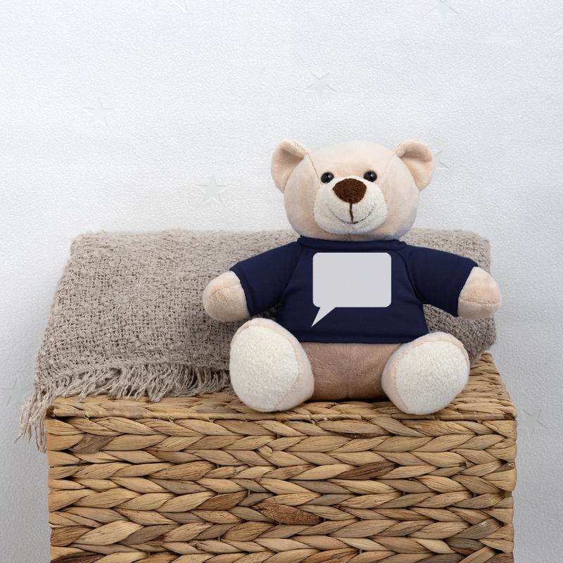 Personalize your own speech bubble comic Teddy Bear