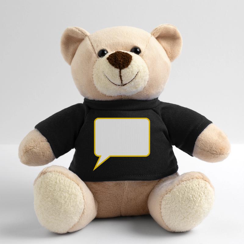 Personalize your own speech bubble comic Teddy Bear