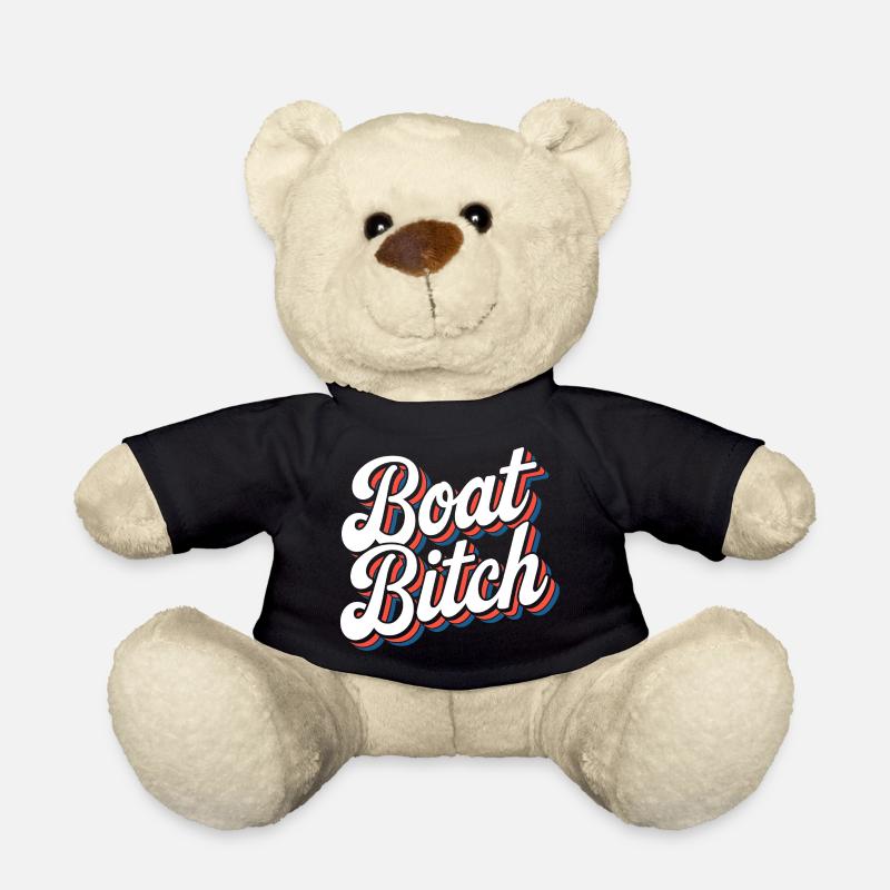 Lustige Retro-Bootslebenstypografie - Teddy - Schwarz