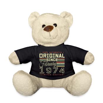 Awesome since February 1974 - Teddy Bear - black - Front