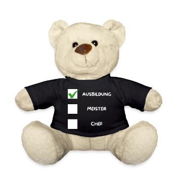 AZUBI (Meister) Checkliste - Teddy - Schwarz - Vorne