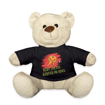 Eishockey Spruch – T-Shirt für Fans - Teddy Bear - black - Front