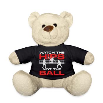 Sepak Takraw Watch The Hips - Teddy Bear - black - Front