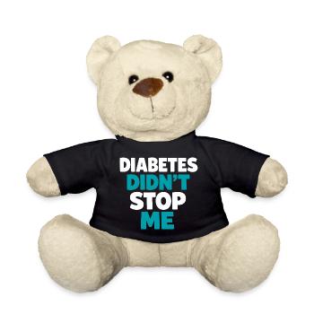 Blutzucker-insulin-unterstützung Typ Eins Stolz - Teddy - Schwarz - Vorne