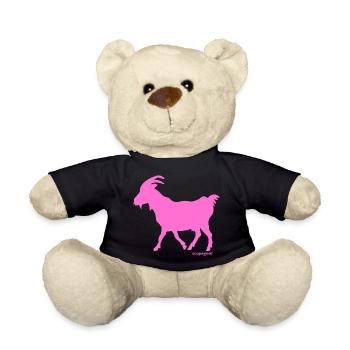 Sündenbock rosa - Teddy - Schwarz - Vorne