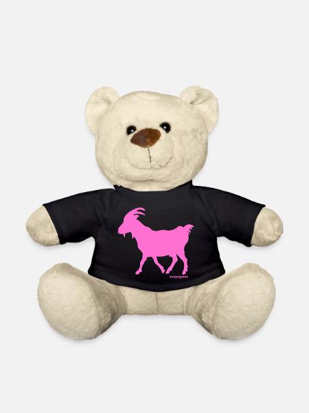 Scapegoat pink - Teddy Bear - black