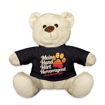  Mein Hund Hört Hervorragend Es Ist Ihm Nur Egal - Teddy - Schwarz - Vorne