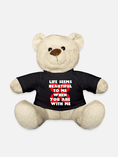 La_vida_me_parece_hermosa - Teddy Bear - black
