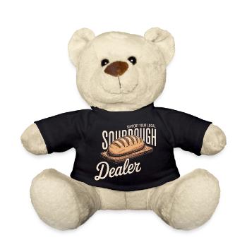 Sourdough Dealer Local Logo - Teddy Bear - black - Front