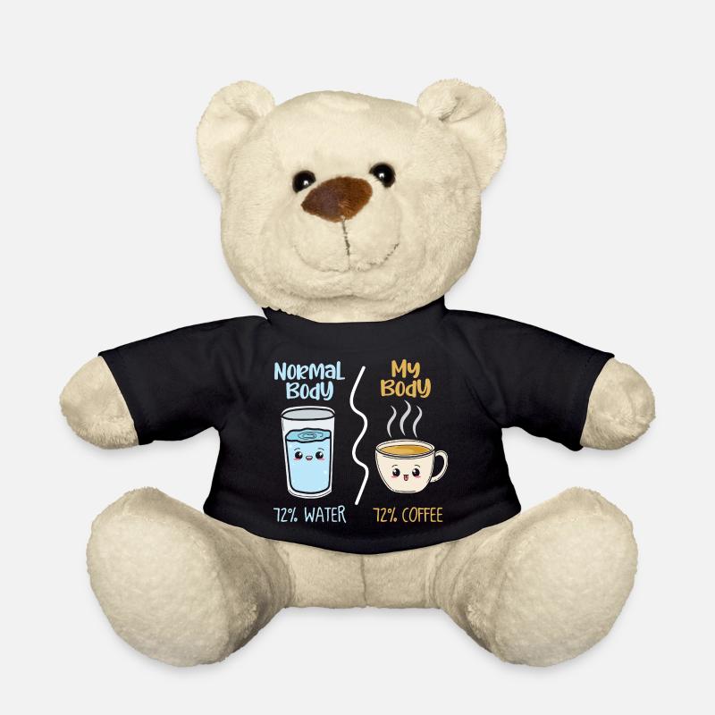 Café vs eau 72 % - Nounours - noir