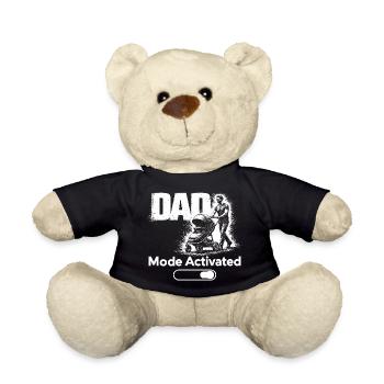 Chemise activée en mode papa Poussette pour bébé Nouveau Papa - Nounours - noir - Devant