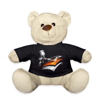 Vehicle Painter Car Painter Painter - Teddy Bear - black - Front