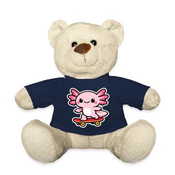 Skateboard Axolotl - Nounours - bleu marine - Devant