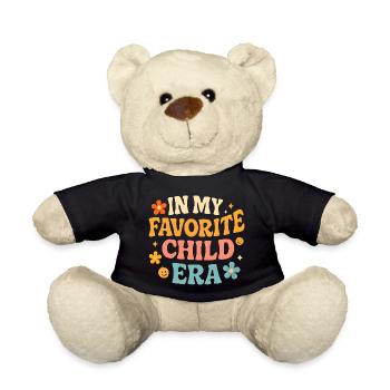 In My Favorite Child Era Tochter Familien Humor - Teddy - Schwarz - Vorne