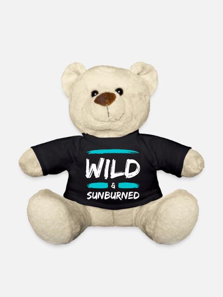 Wild & Sunburned Pinsel Text - Teddy - Schwarz