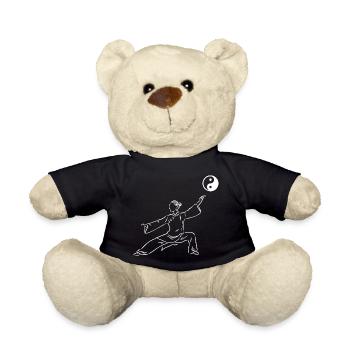 Art de méditation Tai Chi Moves - Nounours - noir - Devant