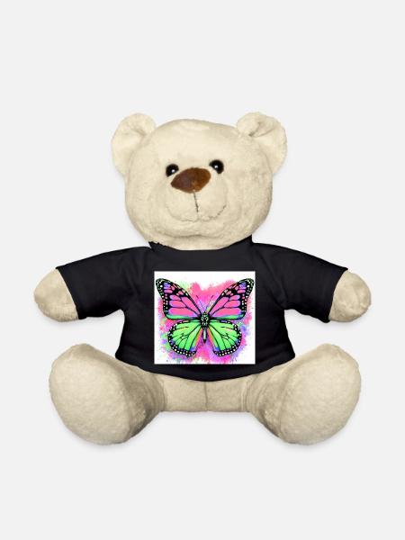 Schmetterling - Teddy - Schwarz