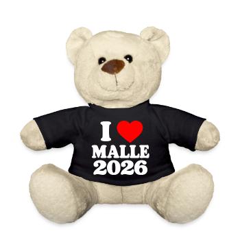 I love Malle 2026 - Teddy - Schwarz - Vorne
