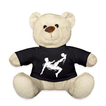 Footballeur Silhouette Footballeur - Nounours - noir - Devant