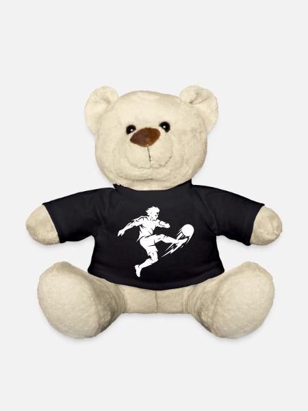 Fussballer Silhouette - Teddy - Schwarz