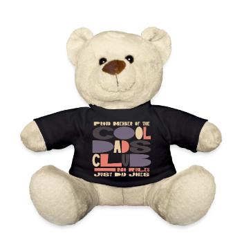 Cool Dads Club - Papa Vatertag Geschenk - Teddy - Schwarz - Vorne