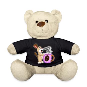 Tasse de café pour chien - Nounours - noir - Devant