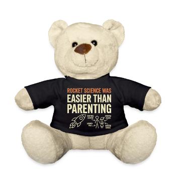 Papa de l’Espace Galaxie Meilleur Papa de la Galaxie - Nounours - noir - Devant
