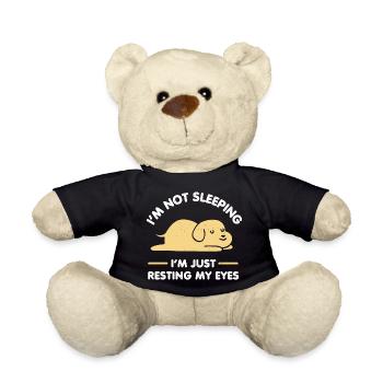 Just Resting My Eyes - Teddy Bear - black - Front