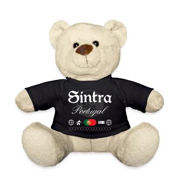 Sintra Portugal Streetwear Reise Souvenir - Teddy - Schwarz - Vorne