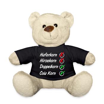 Doppelkorn , Cola Korn , Party - Teddy - Schwarz - Vorne