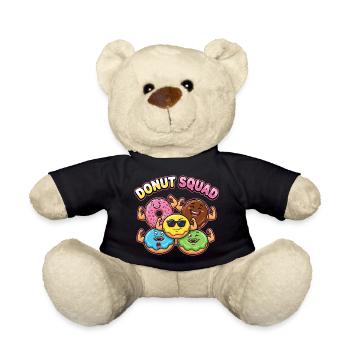 Donuts Squad Dessins animés colorés - Nounours - noir - Devant
