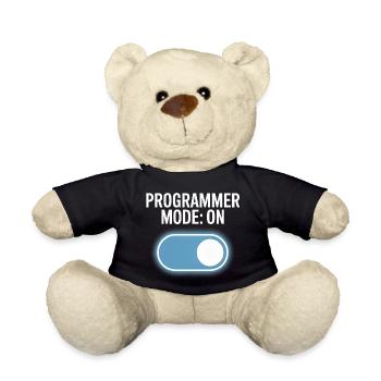 Programmers – Coding Developers & Computer Scientists - Teddy Bear - black - Front