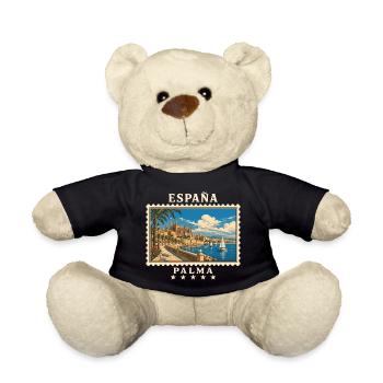 Spanien Palma de Mallorca Vintage Reisemarke - Teddy - Schwarz - Vorne