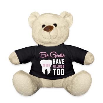 Dental Hygienist Dental Dentist - Teddy Bear - black - Front