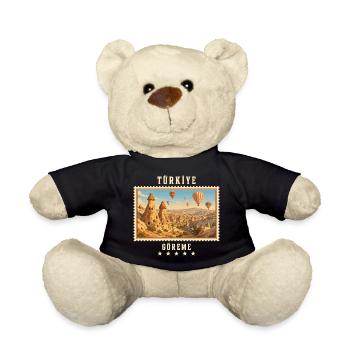 Türkiye Göreme Vintage Reisemarke - Teddy - Schwarz - Vorne