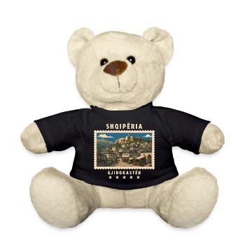 Albanien Gjirokastër Vintage Reisemarke - Teddy - Schwarz - Vorne