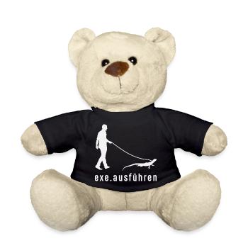 Exe Ausführen Informatiker - Teddy - Schwarz - Vorne