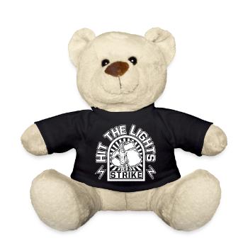 Hit The Lights Strike Boxing Gloves - Teddy Bear - black - Front