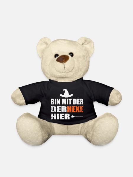 ich bin mit der hexe hier - Teddy - Schwarz