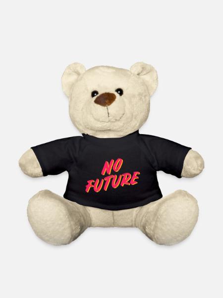 No future depressives Shirt - Teddy - Schwarz