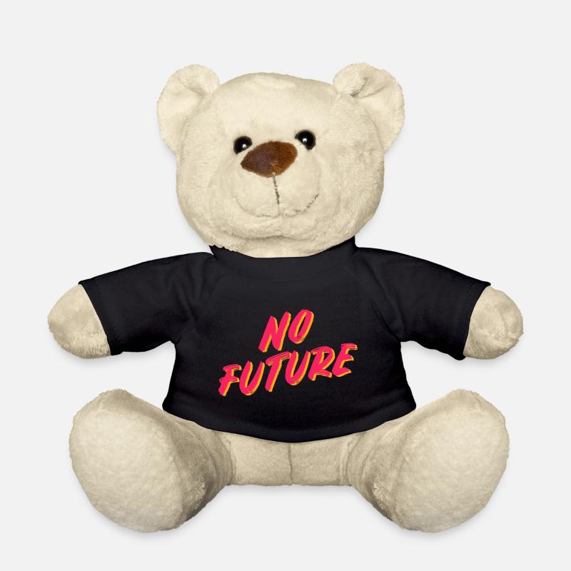 No future depressives Shirt - Teddy - Schwarz
