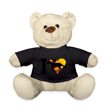 Robe de chasseur Équitation pour hommes - Nounours - noir - Devant