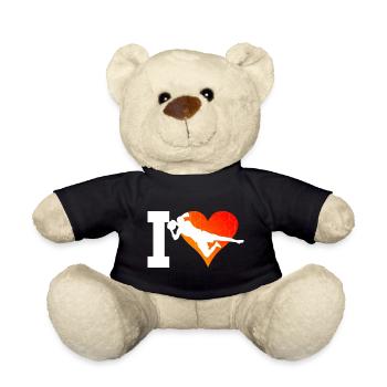 Footballeur Gardien de but Footballeur Footballeuse - Nounours - noir - Devant