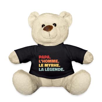 Papa, l'homme, le mythe, la légende - Nounours - noir - Devant