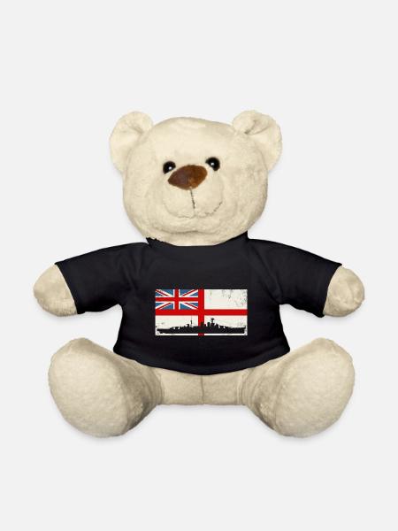 HMS HOOD British Navy - Teddy - Schwarz