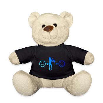 Saxophonist Saxophonist Men Women Saxophone - Teddy Bear - black - Front
