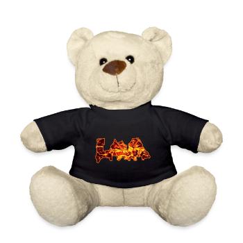 Lava Graffiti Schriftzug - Teddy - Schwarz - Vorne