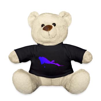 Herren Diver Scuba Diver Free Dive Damen - Teddy - Schwarz - Vorne